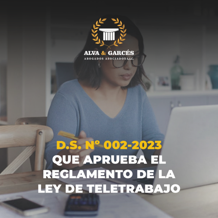 SE APROBÓ EL REGLAMENTO DE LA LEY DEL TELETRABAJO